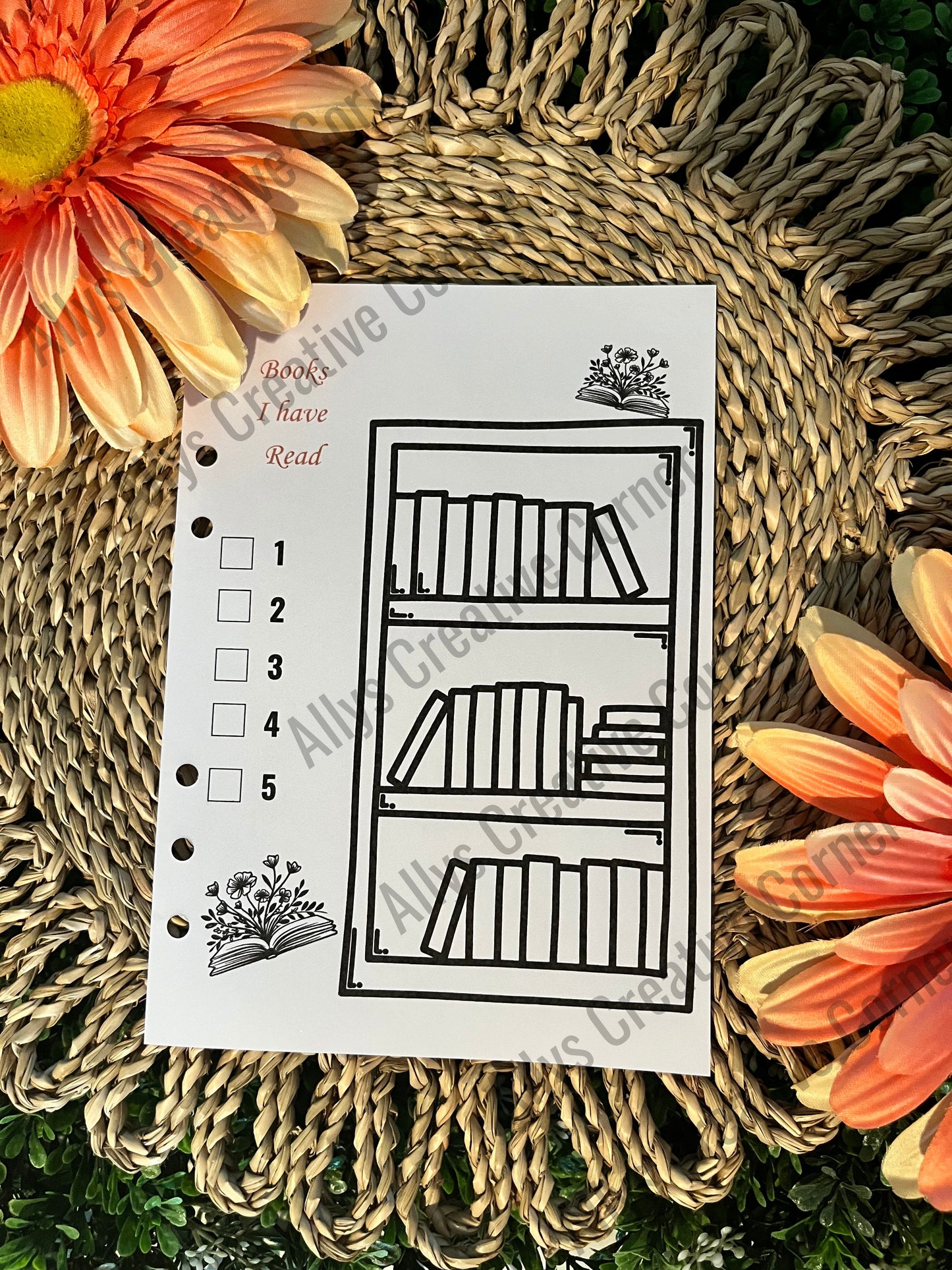 Books I Have Read Journal Spread