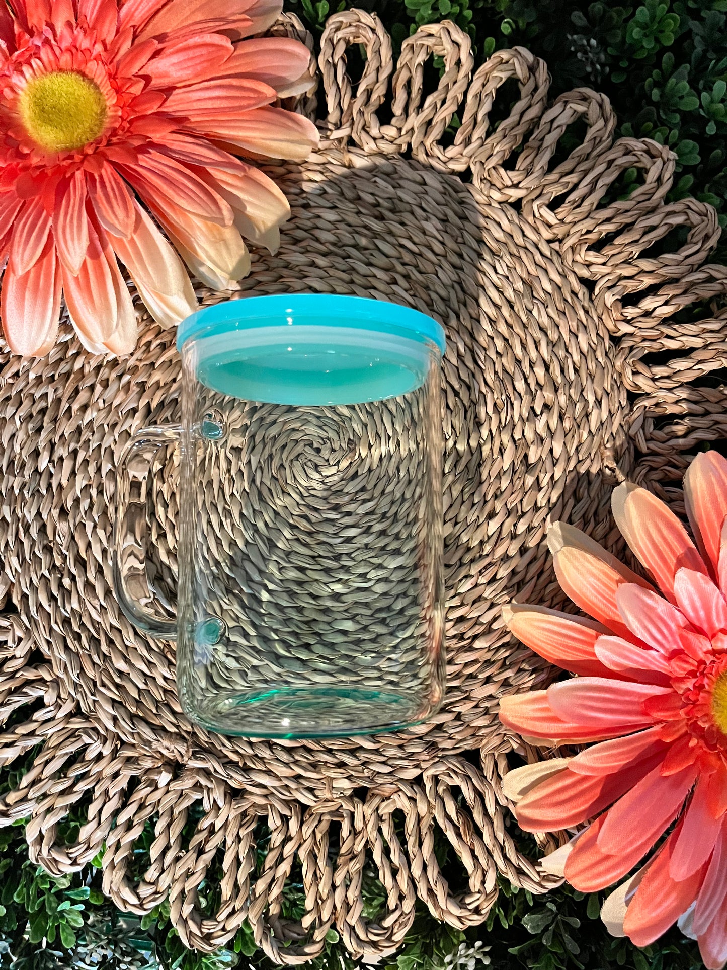 Custom 16 Oz Jelly Colored Mug + Straw