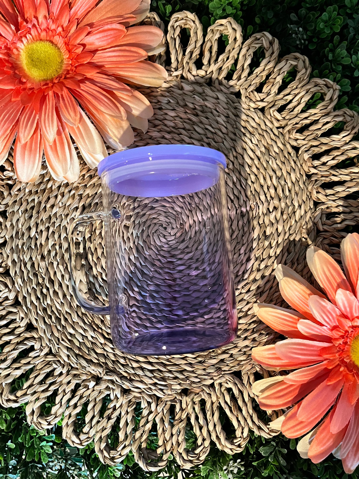 Custom 16 Oz Jelly Colored Mug + Straw
