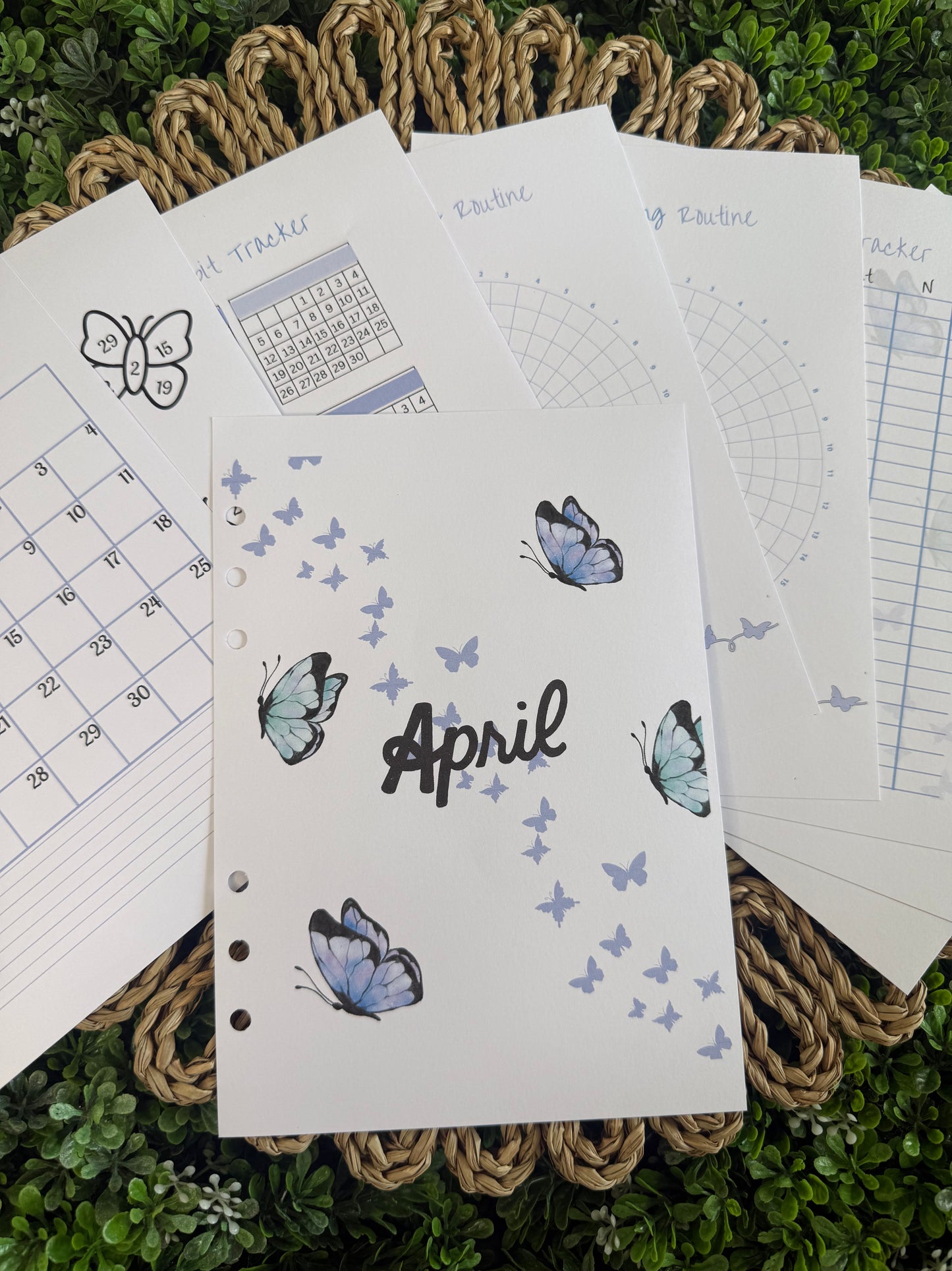 2026 April Butterfly Pavilion Monthly Themed Spreads