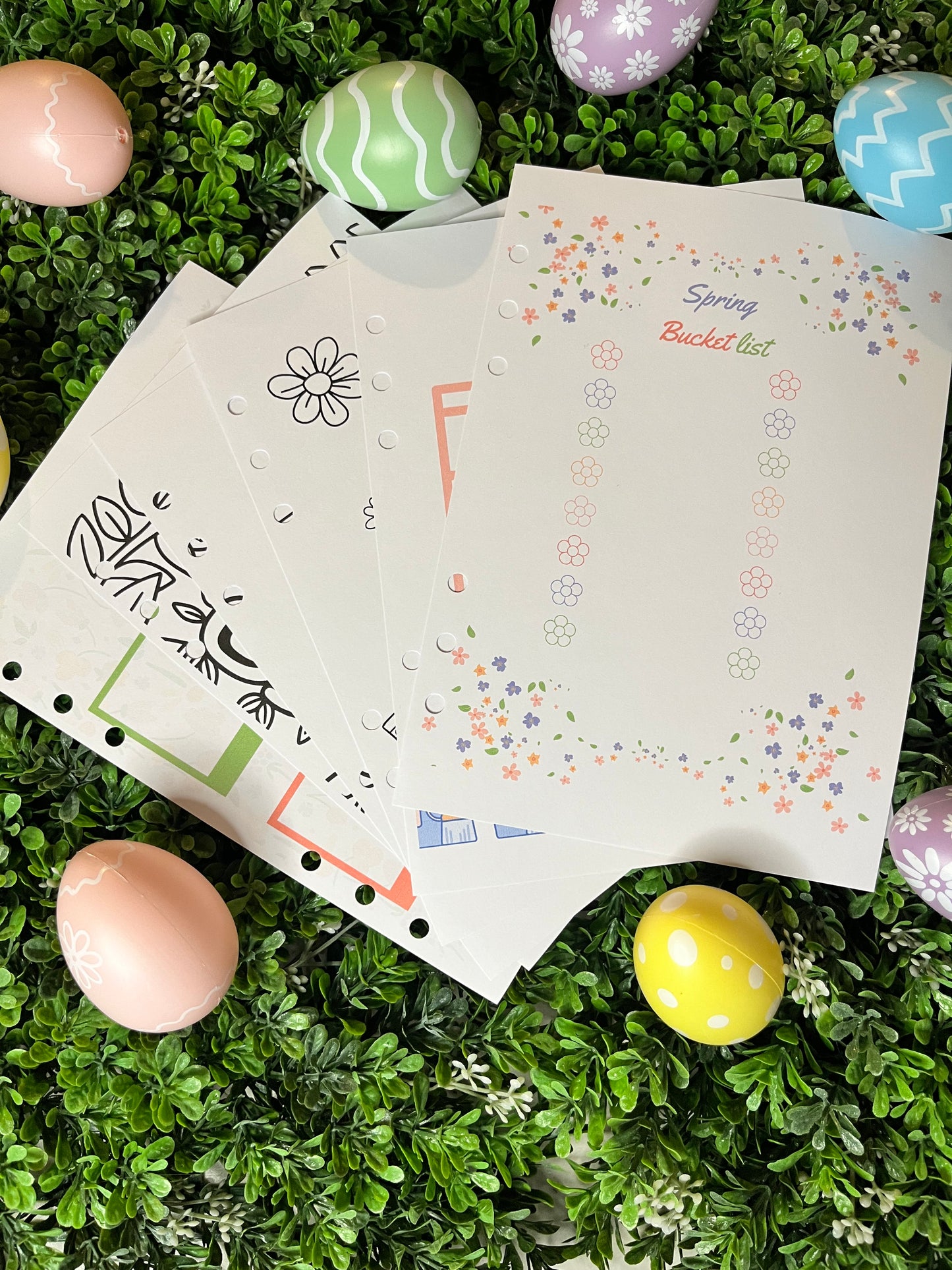Spring Journal Spread Bundle