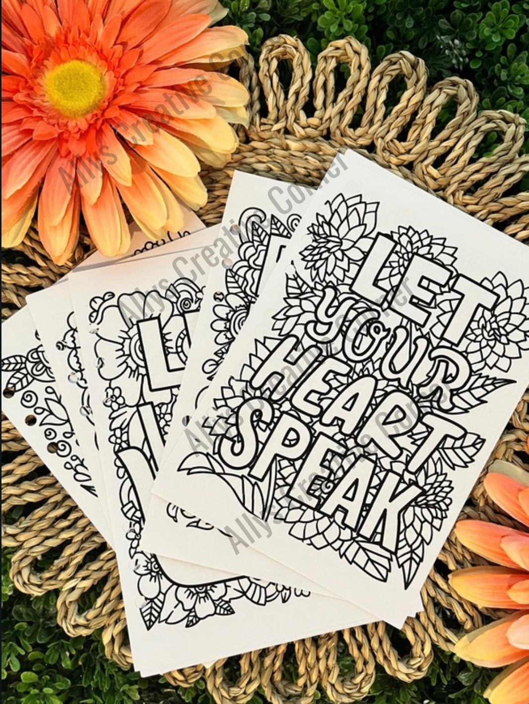 Inspirational Quote Coloring Pages