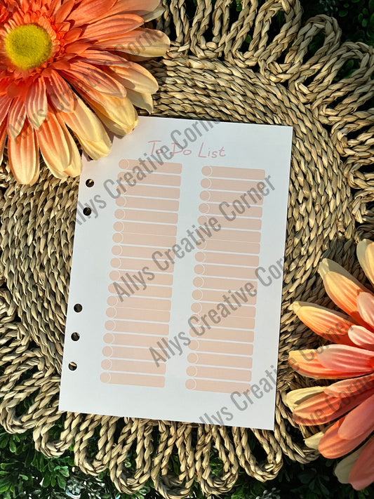 To Do List Journal Spread