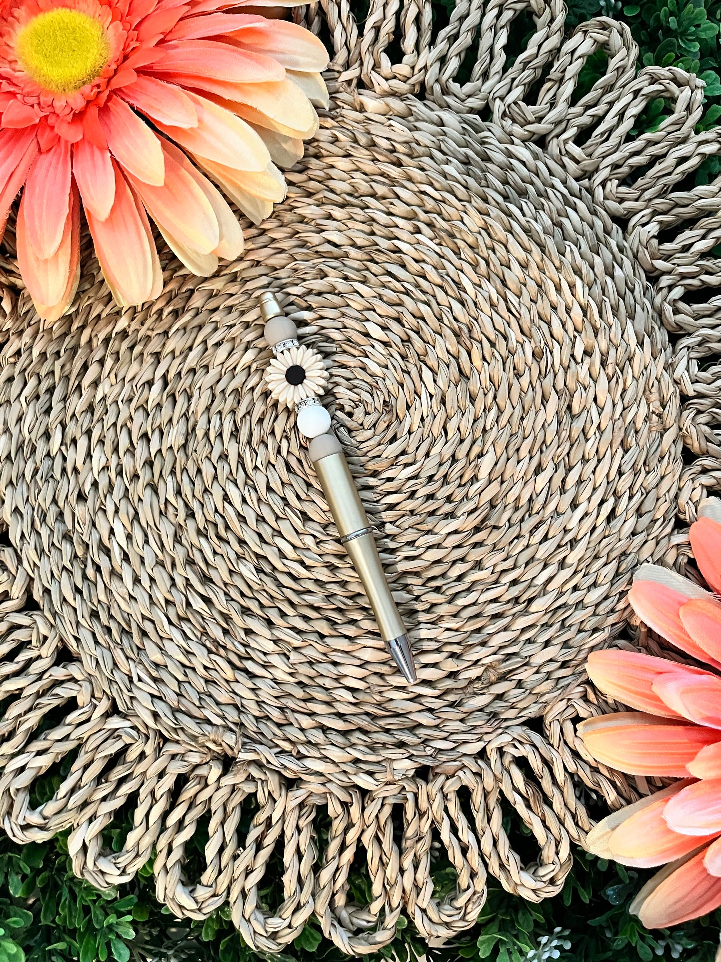 Daisy Beaded Pen