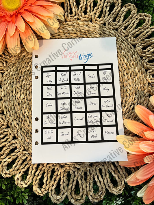 Love Yourself Challenge Journal Spread