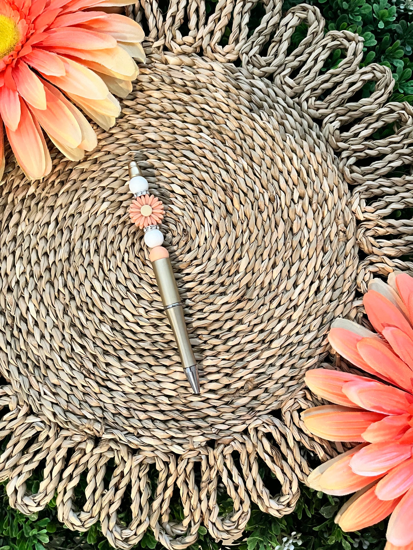 Daisy Beaded Pen