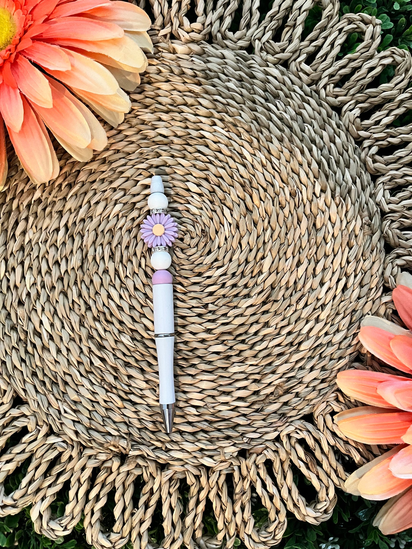 Daisy Beaded Pen