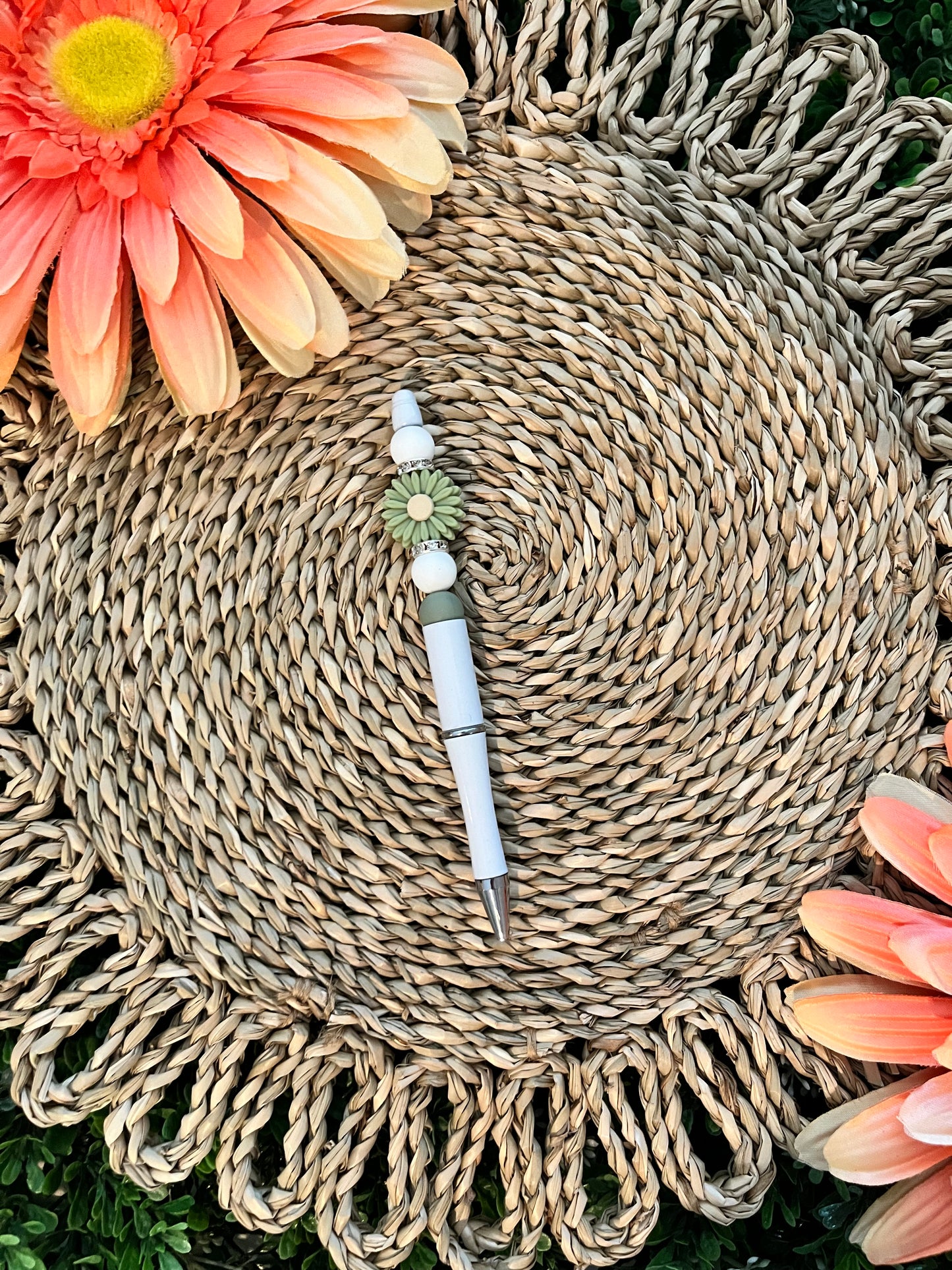 Daisy Beaded Pen