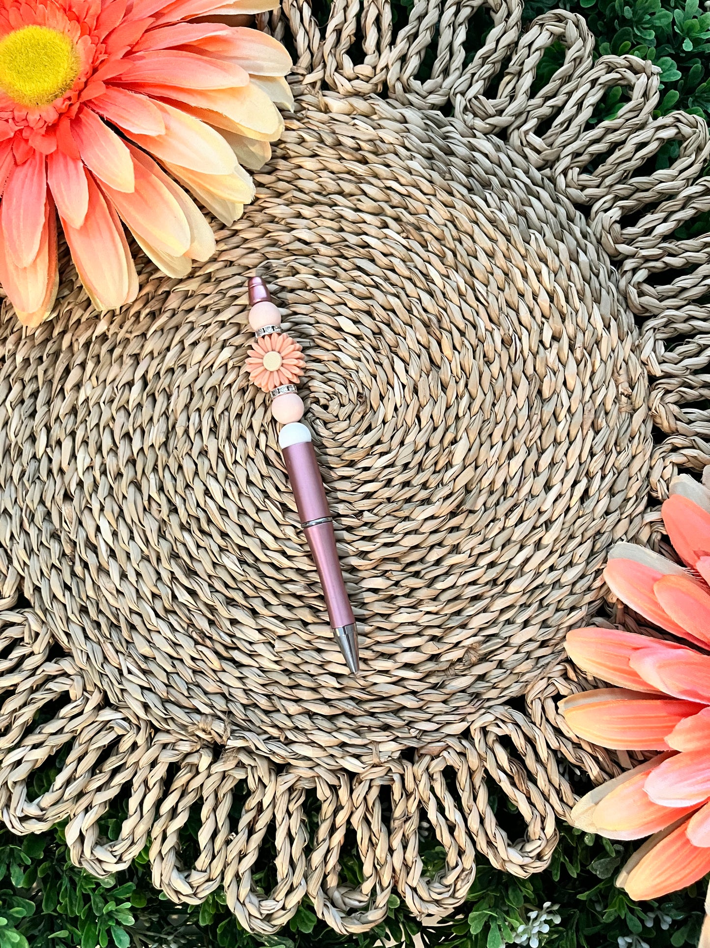 Daisy Beaded Pen