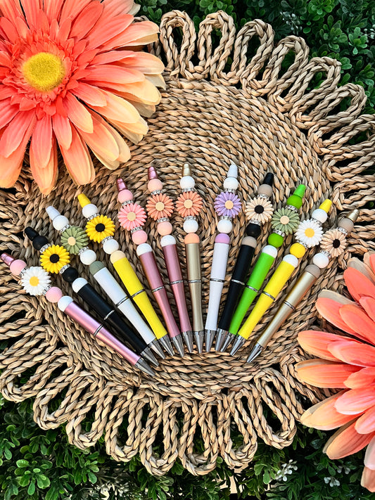 Daisy Beaded Pen