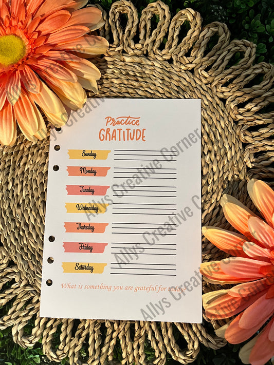 Gratitude Journal Spreads Bundle