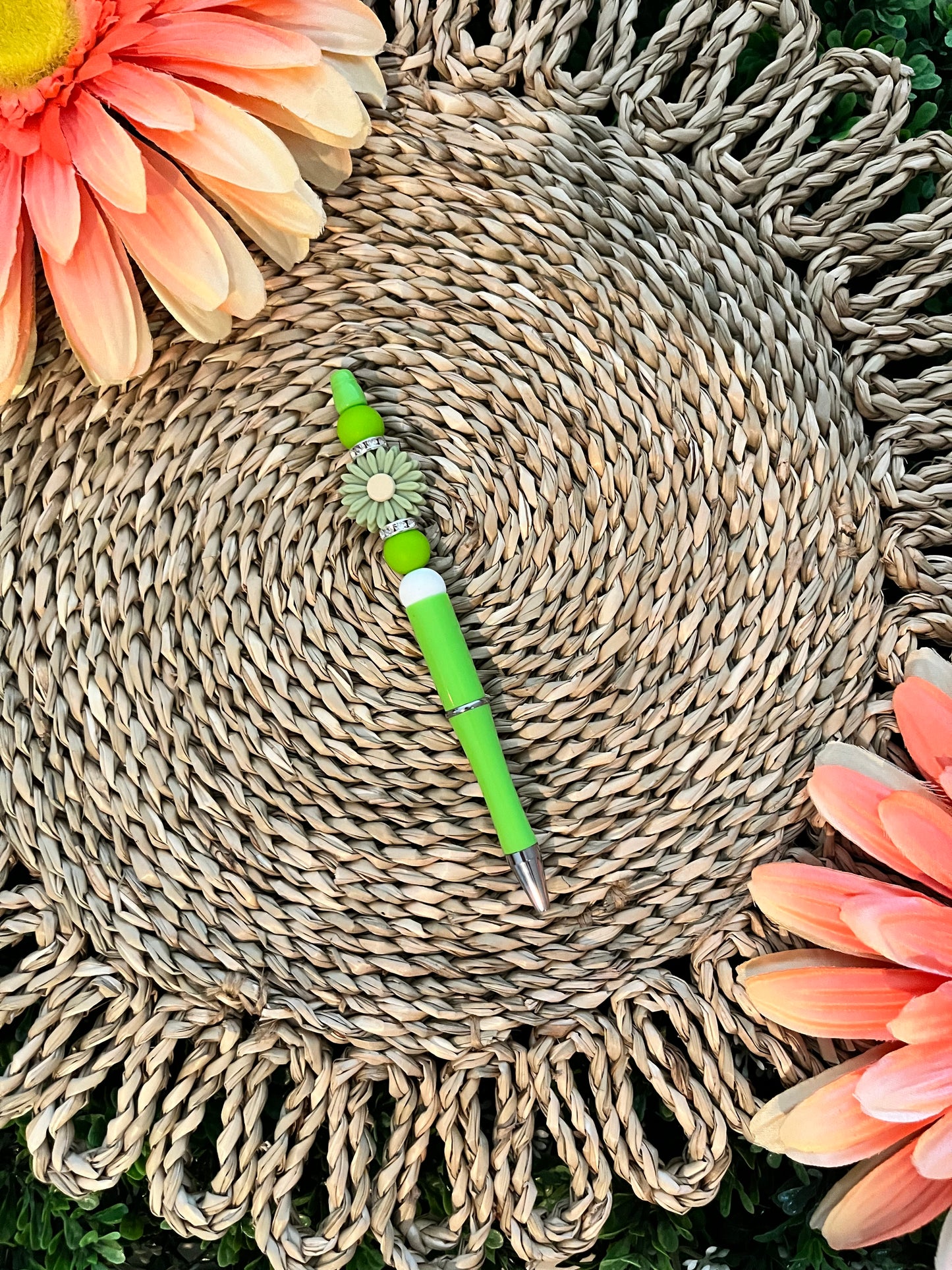 Daisy Beaded Pen