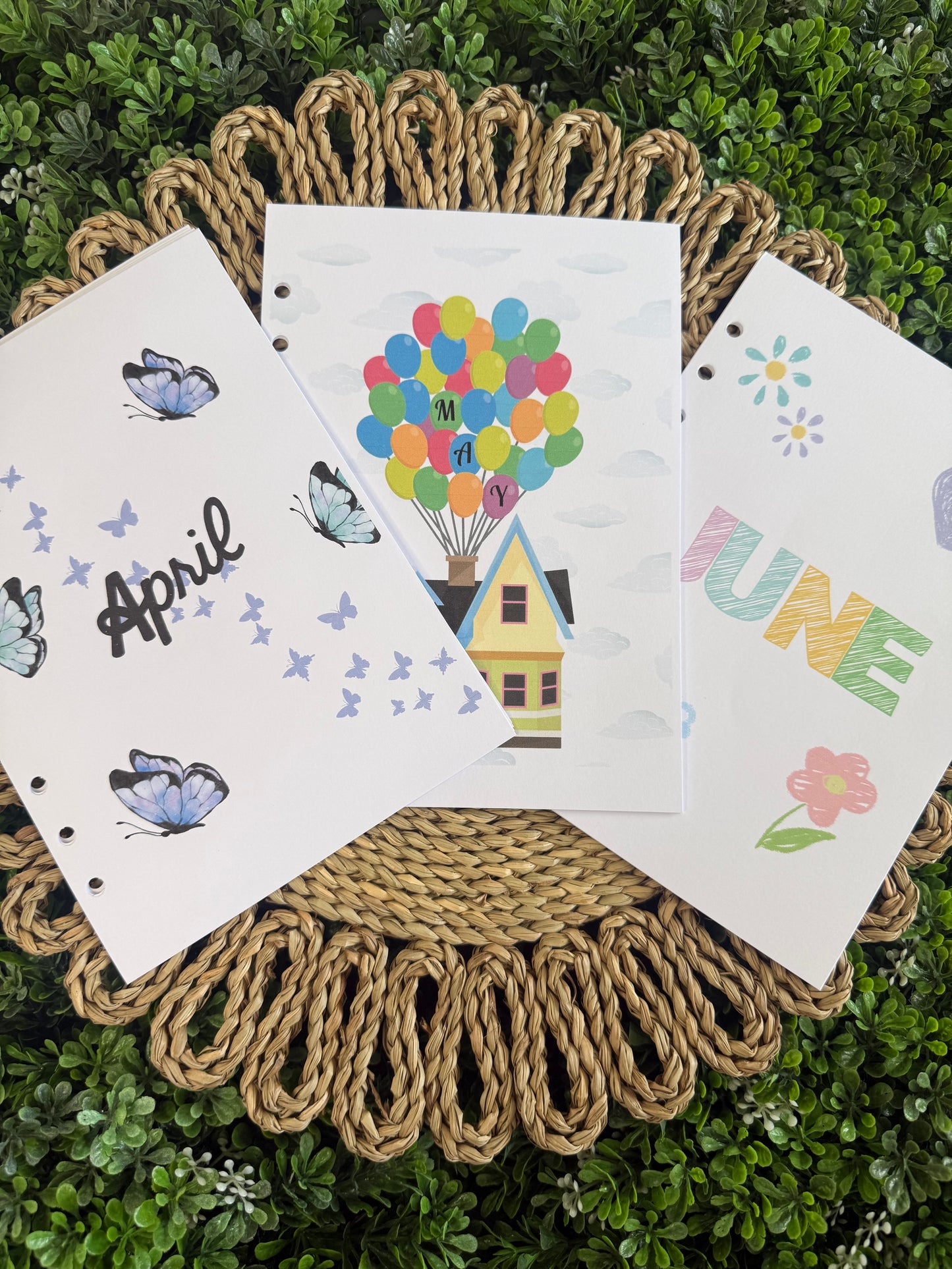 2026 3 Month Monthly Themed Spreads