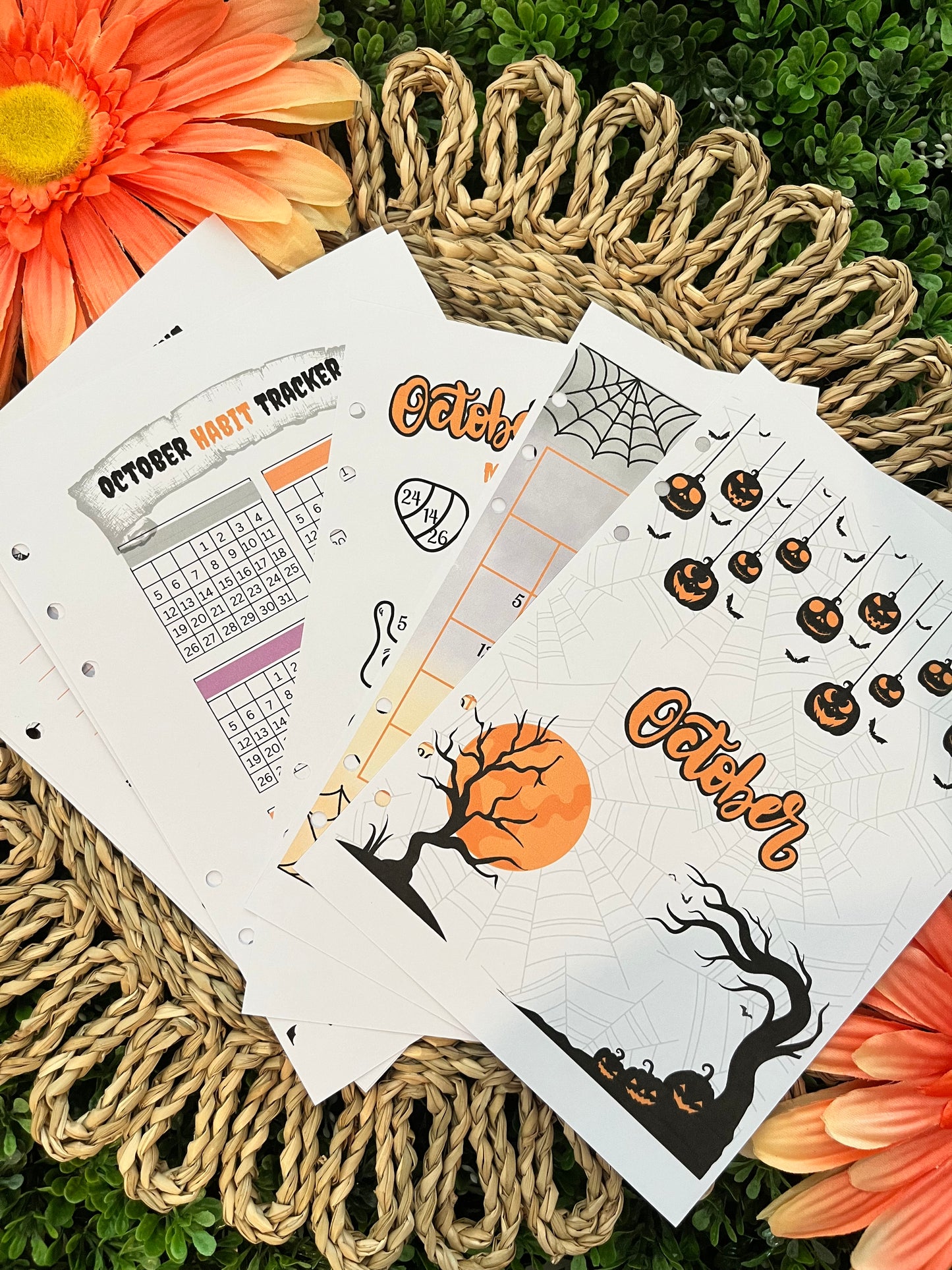 2025 October Spooky Monthly Themed Spreads