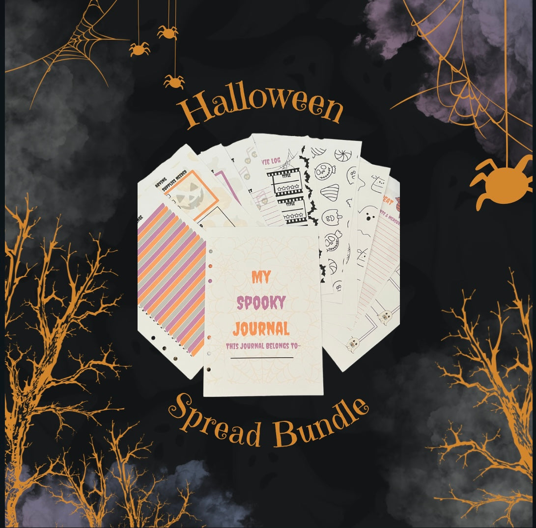 Halloween Journal Spreads Bundle