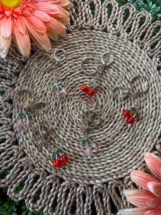 Cherry Gold  Keychain