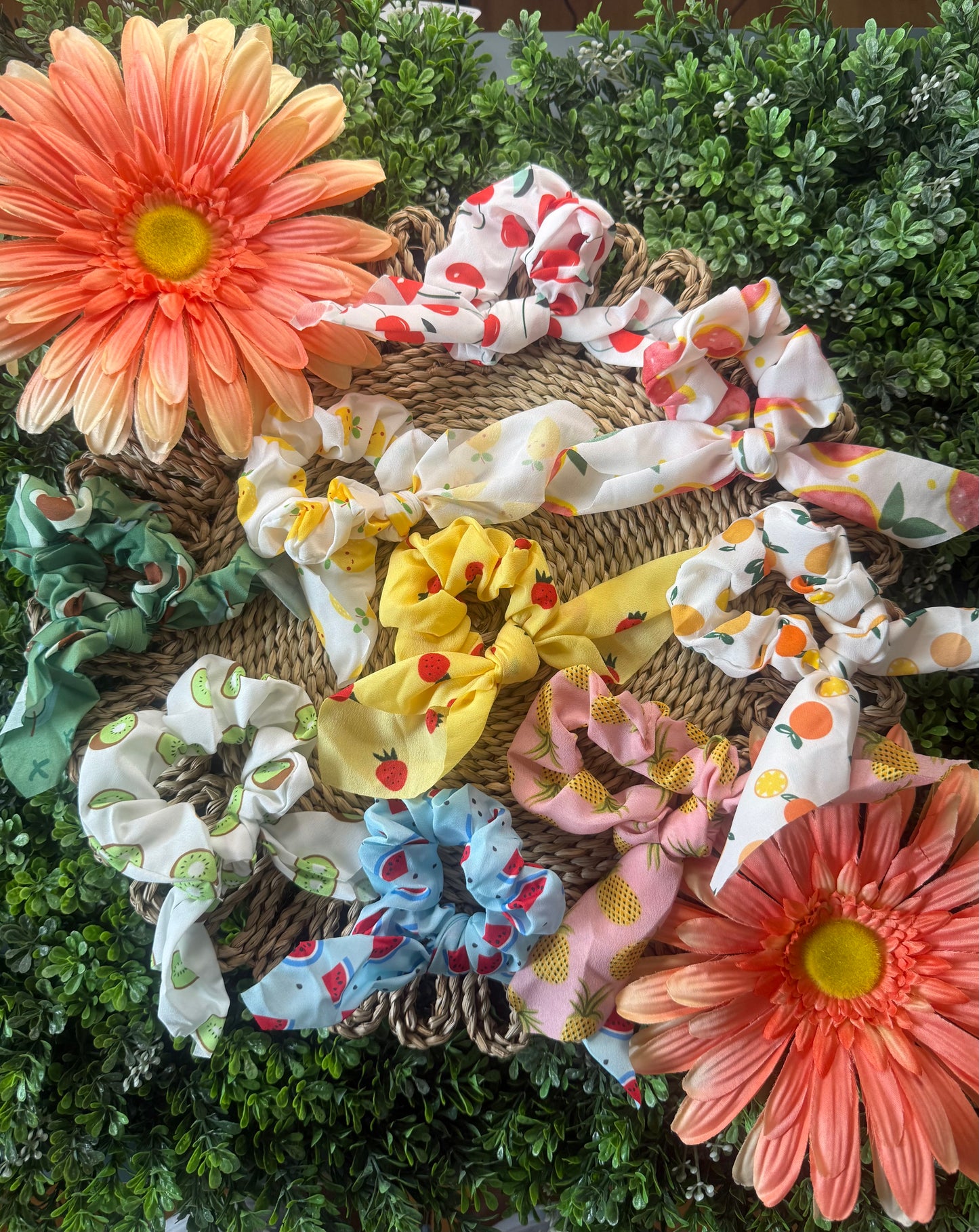 Fruit Bow Scrunchie