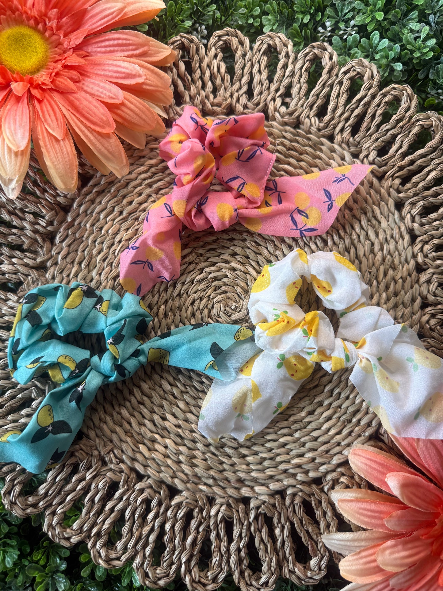 Fruit Bow Scrunchie
