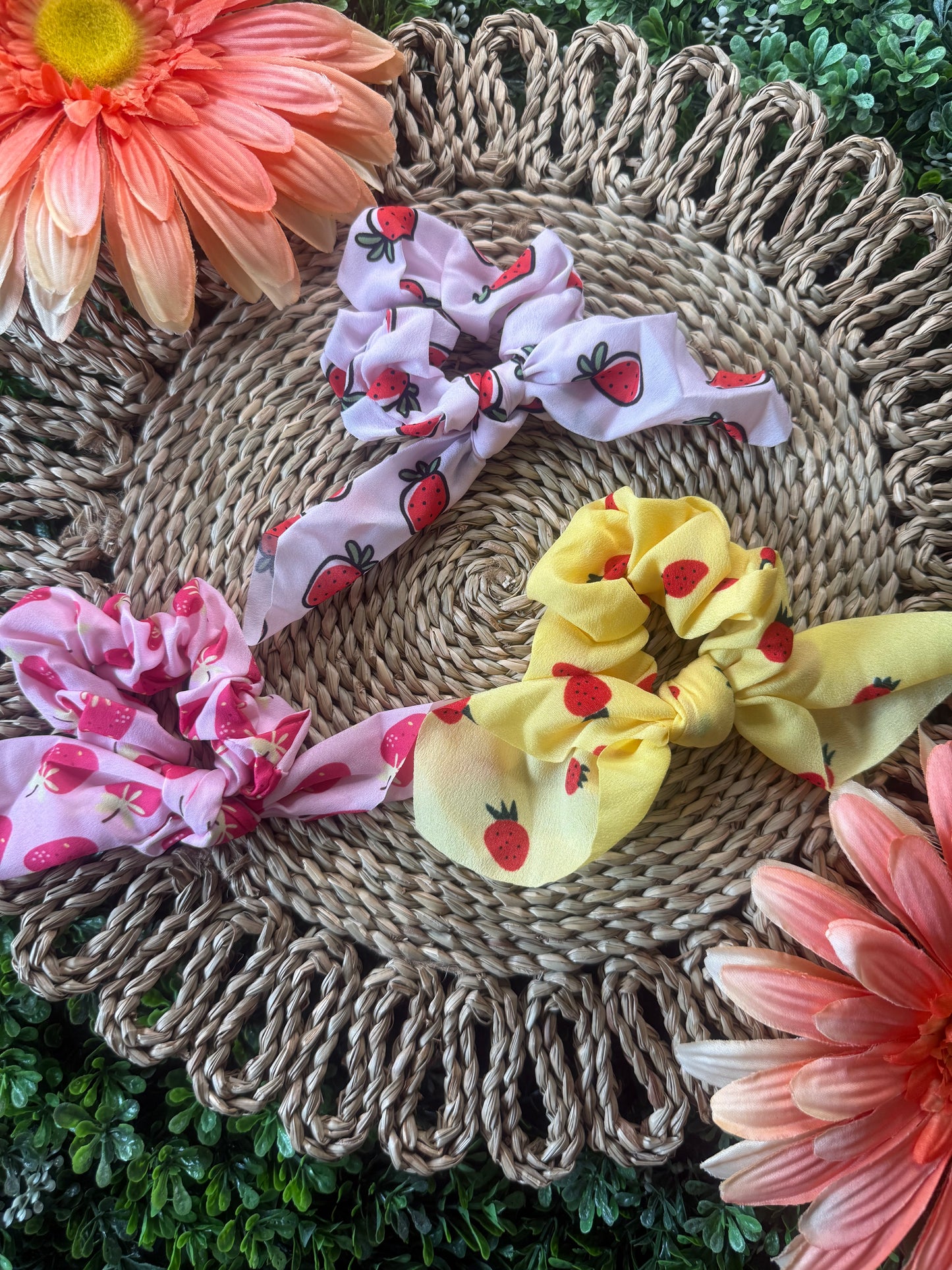 Fruit Bow Scrunchie