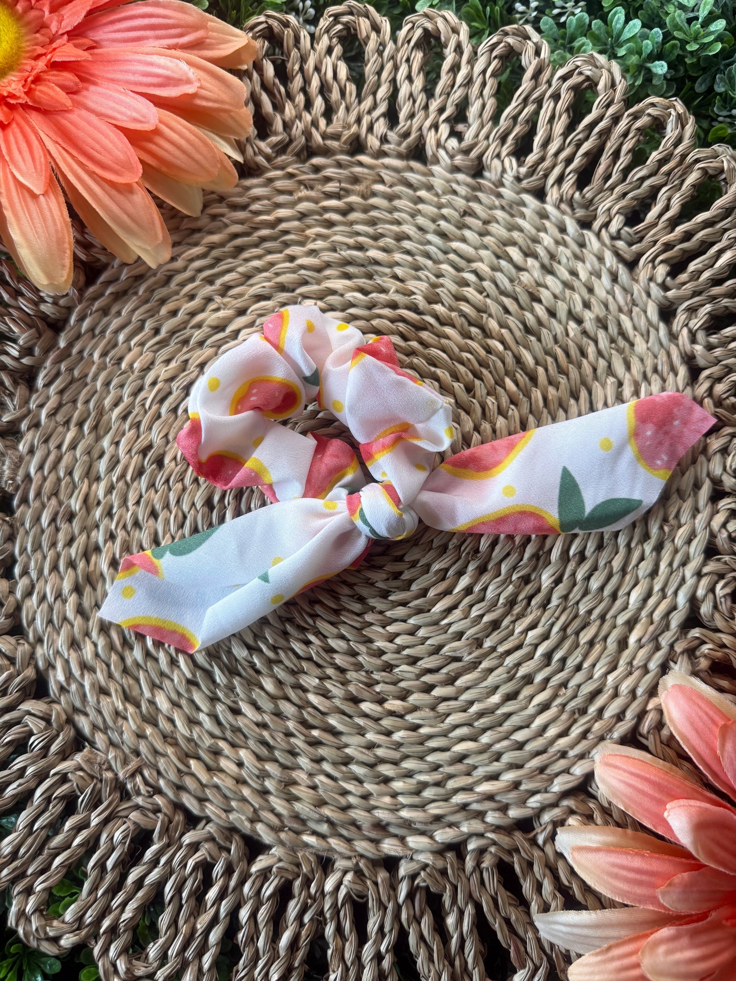 Fruit Bow Scrunchie